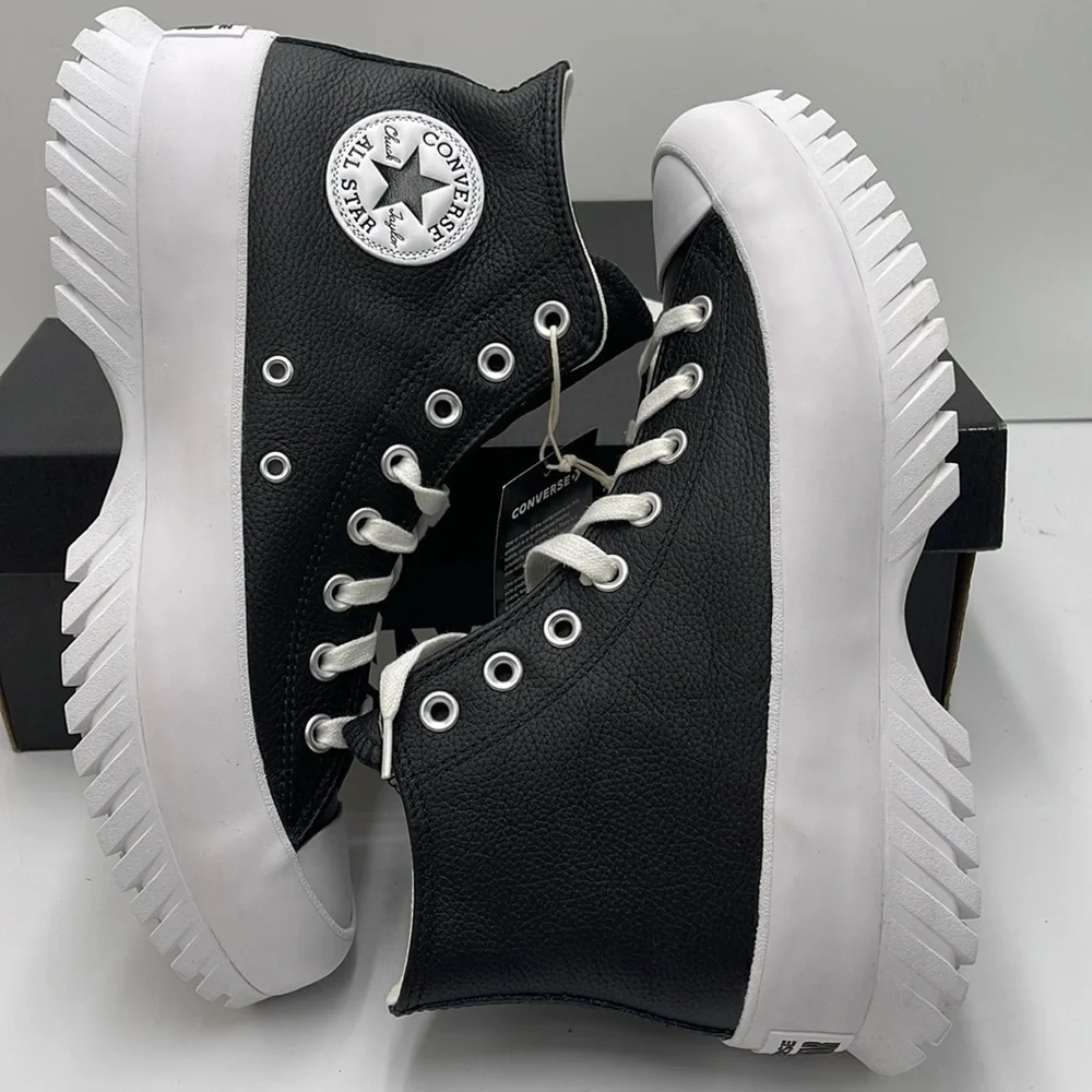 Converse WMNS CTAS LUGGED 2.0 HI BLACK/EGRET/WHITE A03704C Paltforms Sn…